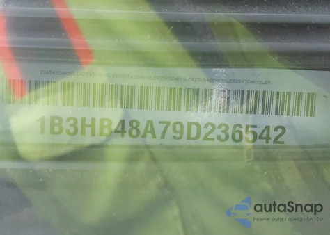 2009 Dodge Caliber Sxt from USA, damaged, VIN 1B3HB48A79D236542